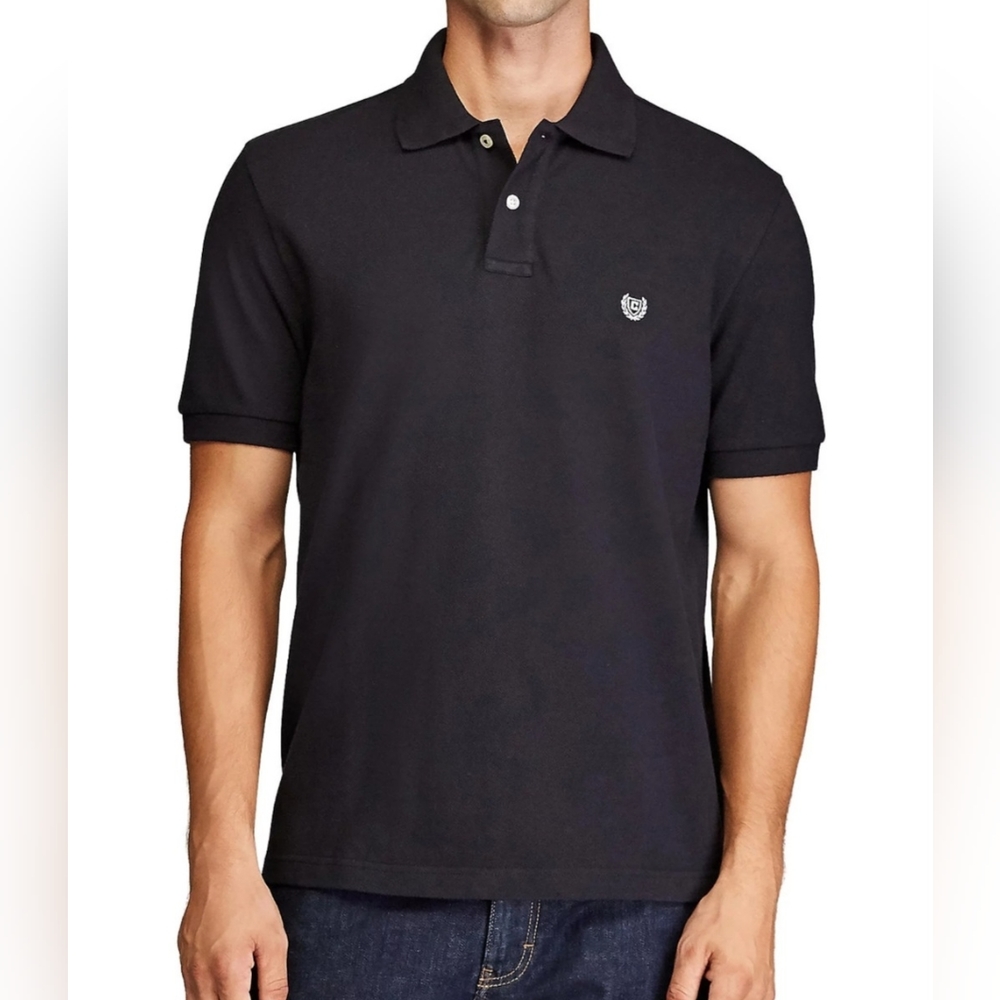 📌3for$10 Chaps Men's Classic Fit Short Sleeve Cotton Everyday Solid Pique Polo